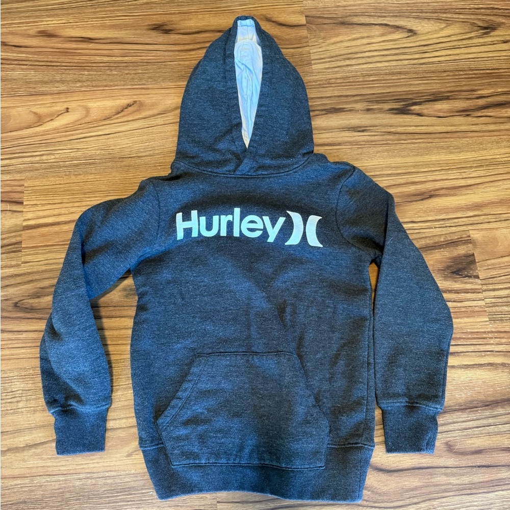 Hurley Gray Sweatshirt Hoodie Casual Fit
